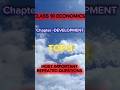 😈Top 3 most important questions of economics chapter -DEVELOPMENT #teachingeconomics #shorts