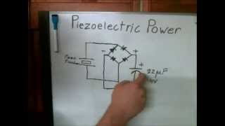 Power from walking Piezoelectric energy