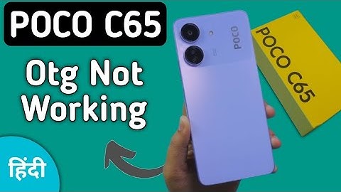 Poco C65 OTG Connect nahi ho raha hai, Poco otg not working, How to connect otg to mobile poco
