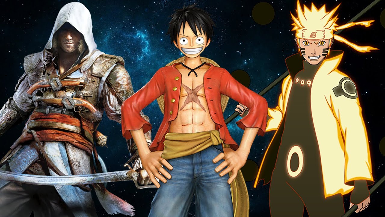 Gameplay de One Piece, Naruto e Assassin's Creed - YouTube