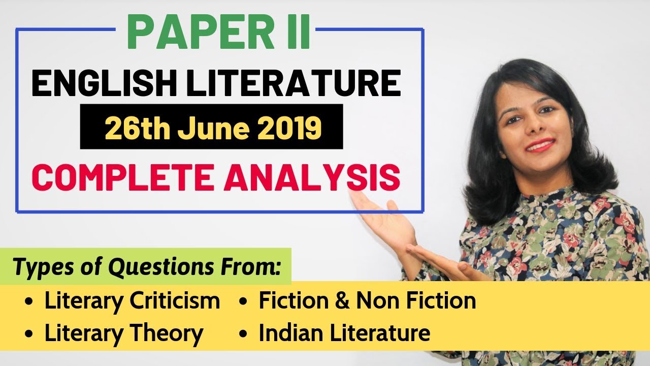 UGC NET English (26 June 2019): Complete Analysis | Part 2