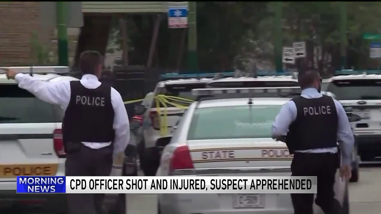 CPD officer stable in ICU following shooting; suspect critical - YouTube