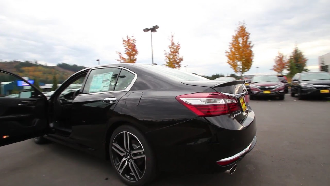 2017 Honda Accord Touring | Black | HA010503 - YouTube