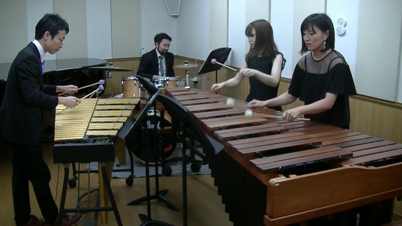 打楽器 打楽器4重奏「打上花火/米津玄師×DAOKO」 - YouTube
