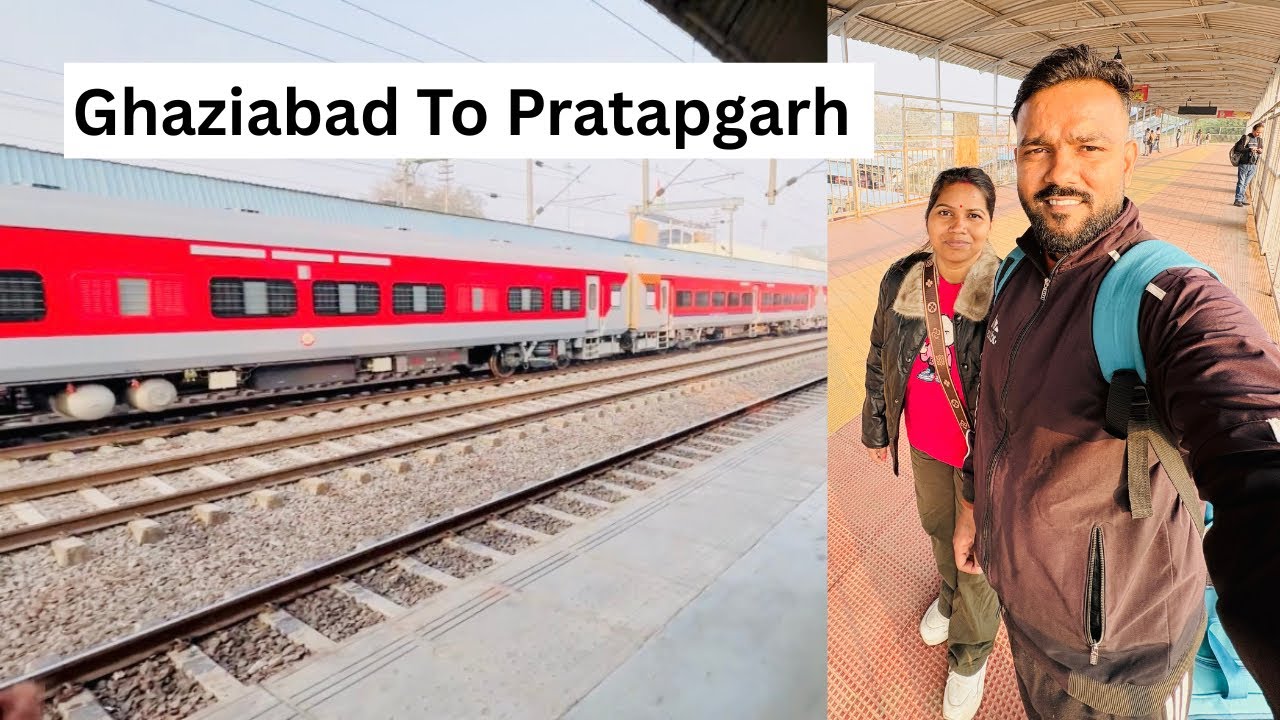 Ghaziabad To Pratapgarh journey 🚊 || Vlogs || Family Vlogs || Train Vlogs || Daily Vlogs ￼