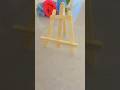 Diy mini stand | mini canvas stand 😀 #shorts #craft #diy #viral #artist #foryou#handmade