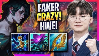 FAKER CRAZY GAME WITH HWEI! - T1 Faker Plays Hwei MID vs Twisted Fate! | Season 2024