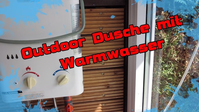 Mobile heiße Dusche für unterwegs 🚿🔥🚿 -- ganz einfach nachbauen