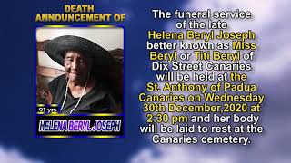 Helena Beryl Joseph short