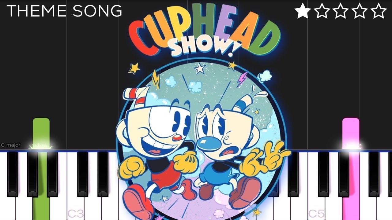 The Cuphead Show - Welcome to The Cuphead Show! | EASY Piano Tutorial