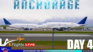 🔴LIVE Anchorage Airport ACTION! | Ted Stevens Int'l LIVE |