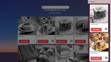 Searching Meal App for Coding Ninja Skill Test