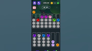 Ball Sort Master Game Level - 209 Without Boosters | Puzzle Game | #entertainment #puzzle #games