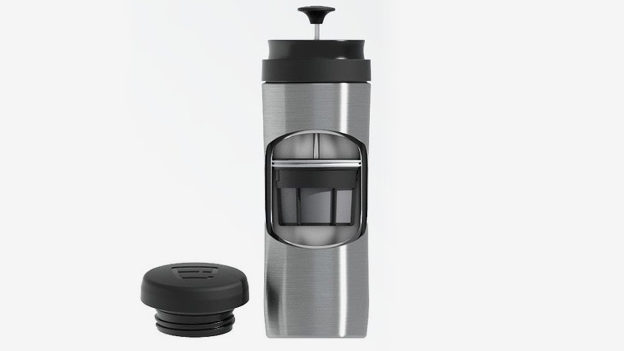 Redlemon Termo para Café con Prensa Francesa Portátil, Capacidad de 300 ml  Acero Inoxidable 6 Horas Caliente | H-E-B México