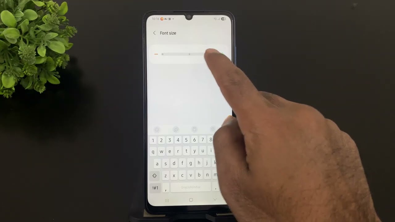 How to Customize Keyboard Font Size on Samsung Galaxy M07 | Change Keyboard Font Size Easily