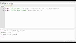 Print function in python