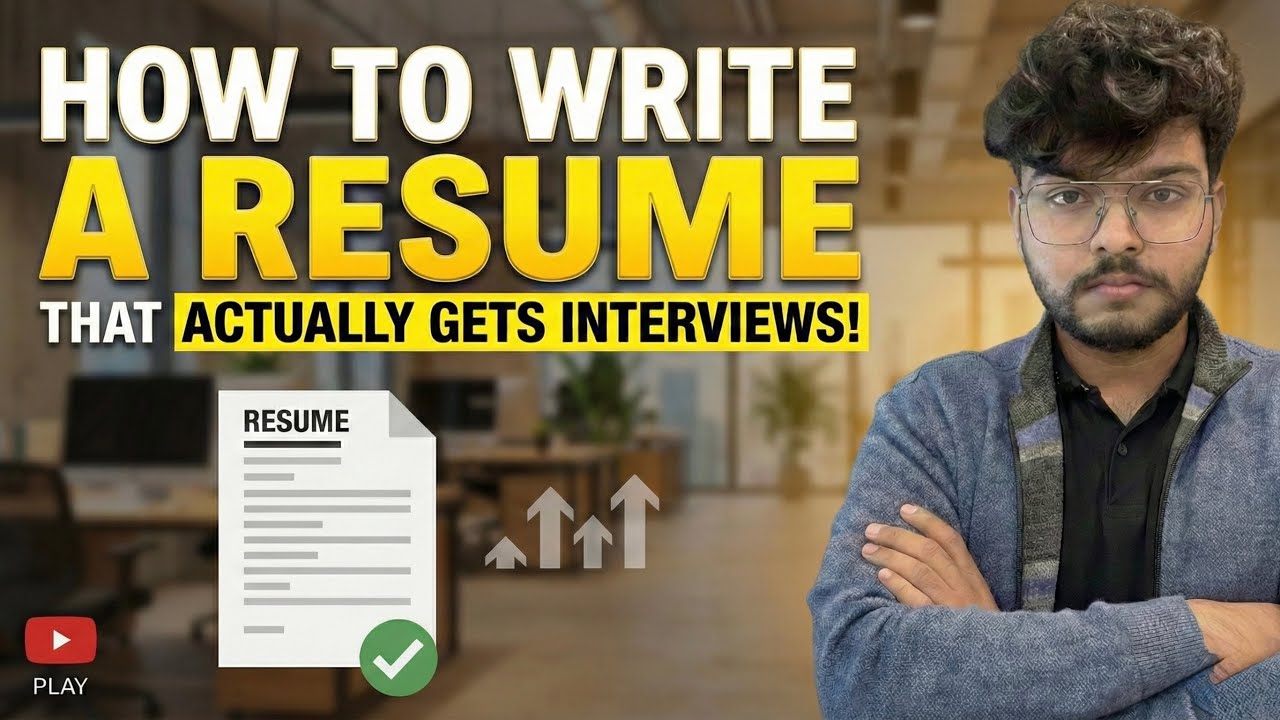 How to Write a Resume That Actually Gets Interviews in 2026 - YouTube