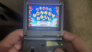 Super Monkey Ball Jr. For Nintendo Game Boy Advance. Expert Mode High Score Record 61,372