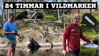 ÖVERLEVER 24 TIMMAR I VILDMARKEN | *VARG?*