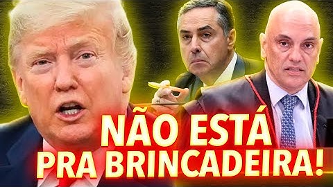 DEU RUIM! TRUMP REAGIU APÓS AÇÃO DE MORAES CONTRA BOLSONARO E APLICA SANÇÕES EM MORAES E ALIADOS!