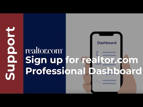 How to sign up for your realtor.com professional dashboard