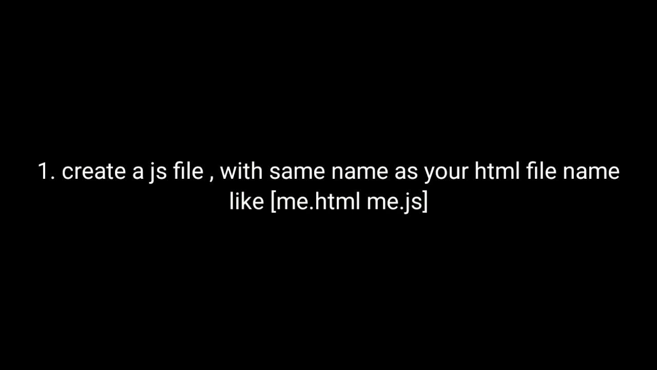 how to link js in html (vscode) - YouTube