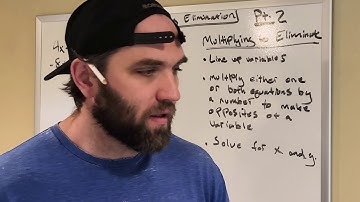 Solving systems using elimination part 2