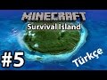 Minecraft: Survival Island #5 | Türkçe