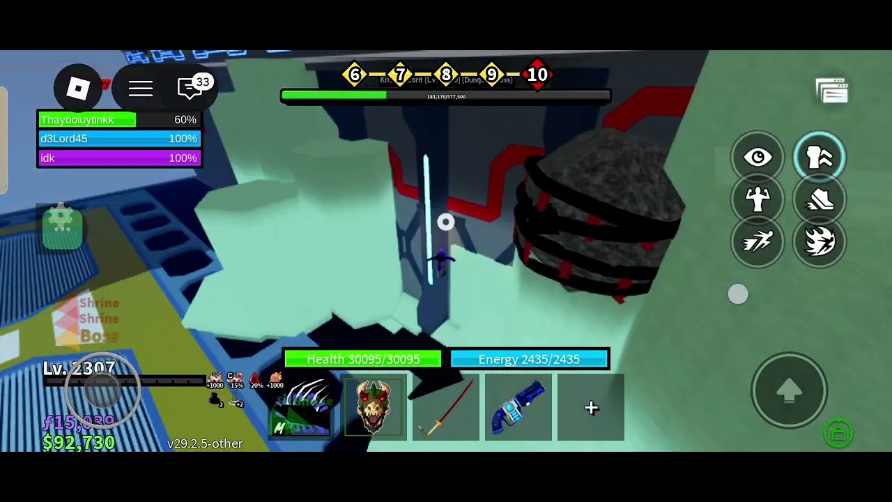 Bertarung sengit jir  blox fruit 