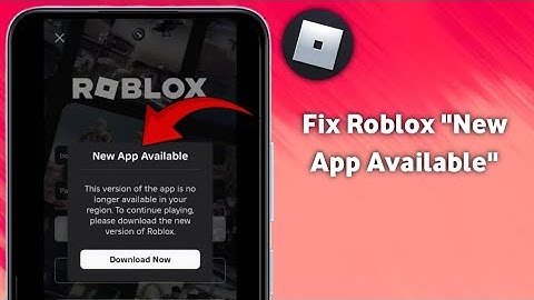 Fix Roblox "New App Available" This Version is No Longer Available in Your Region (2025)