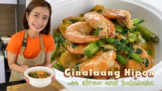 Pinoy Comfort Food: Ginataang Hipon with Kalabasa and Sitaw | Chefmom Rosebud