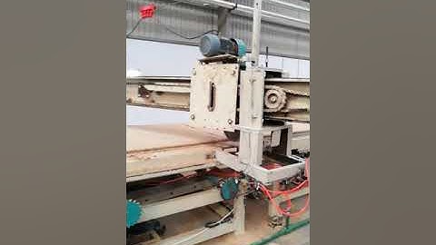 semi auto OSB wooden board production line/Linea para tablero de madera