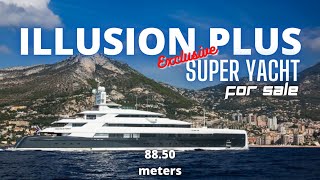 ILLUSION PLUS SUPERYACHT | VIDEO TOUR PRSENTATION | EXTERNAL DESIGN | 88.50 METERS