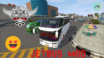 JETBUS 3+ for Bus simulator Indonesia mod - Bussid bus mod  - Android Gameplay