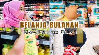 Monthly Shopping November 2021