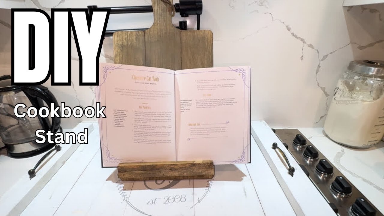 ✨🤩Easy Dollarstore DIY Recipe and Tablet Holder – Simple & Cute Kitchen Hack!