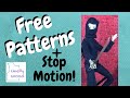 Free Doll Clothes Patterns: Barbie Ninja Costume with Stop Motion Videos