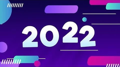 4K Animated Motion Graphic Video stock | 2022 Happy New Year Colorful Background by Under21 studio