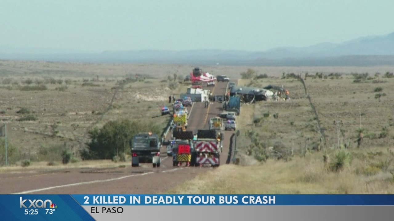 Band bus crash near El Paso YouTube