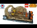 LEGO Star Wars 75380 Mos Espa Podrace Diorama Speed Build Review