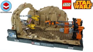 LEGO Star Wars 75380 Mos Espa Podrace Diorama Speed Build Review