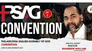 Philadelphia Salem AG Church..USA.2022 ConventionDay 3, Pastor Shemeer Kollam.