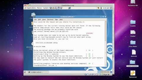 Centos and Virtual Box Client Additions