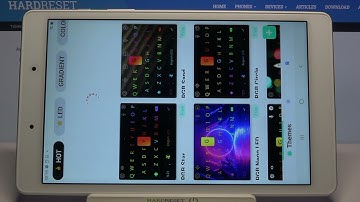 How to Download LED Keyboard on SAMSUNG Galaxy Tab A 8.0 - Apply LED Keyboard