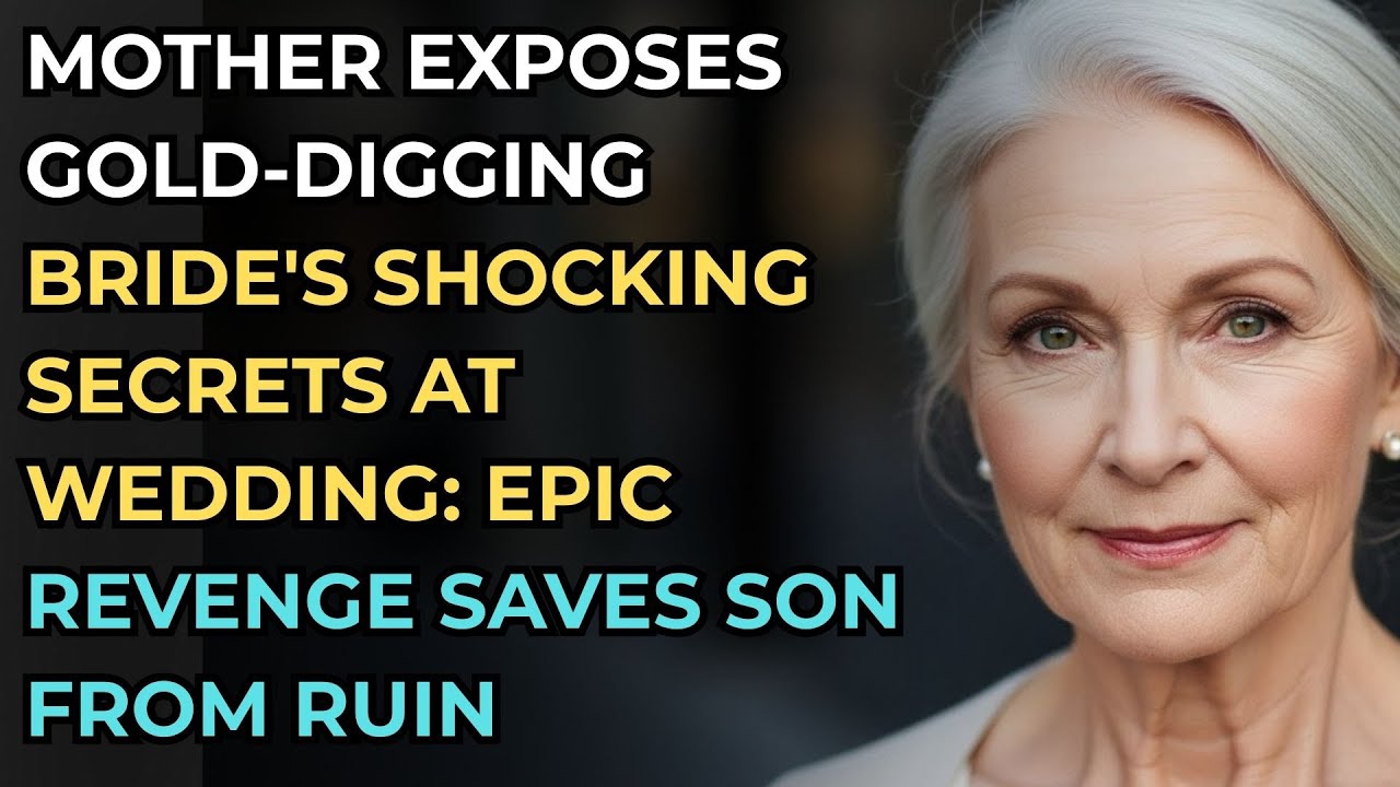 Mother Exposes Gold-Digging Bride's Shocking Secrets at Wedding: Epic Revenge Saves Son from Ruin