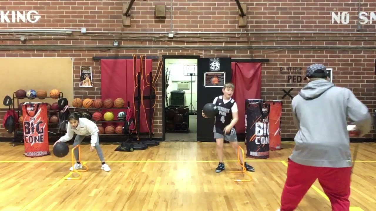 BASKETBALL TRAINING @ D.A.T. 1-18-25 MLK DAY WORKOUT HURDLE DRIBBLING WORKOUT #1