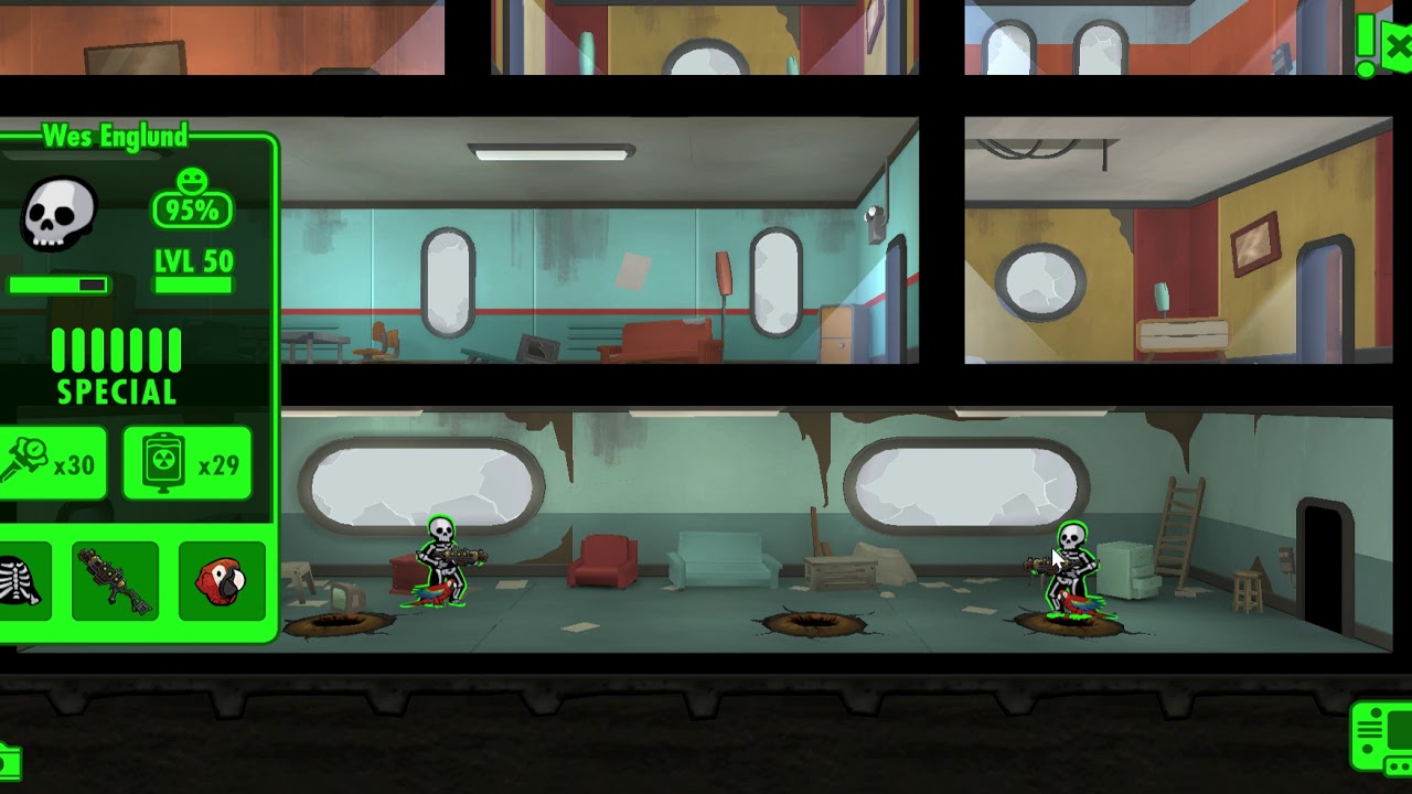 fallout shelter what does luck do
