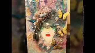 Mixed Media - Air Elemental art doll