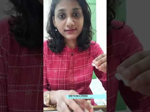 How to inject insulin with a syringe (Marathi) I सिरिंजद्वारे इंसुलिन कसे इंजेक्शन द्यावे