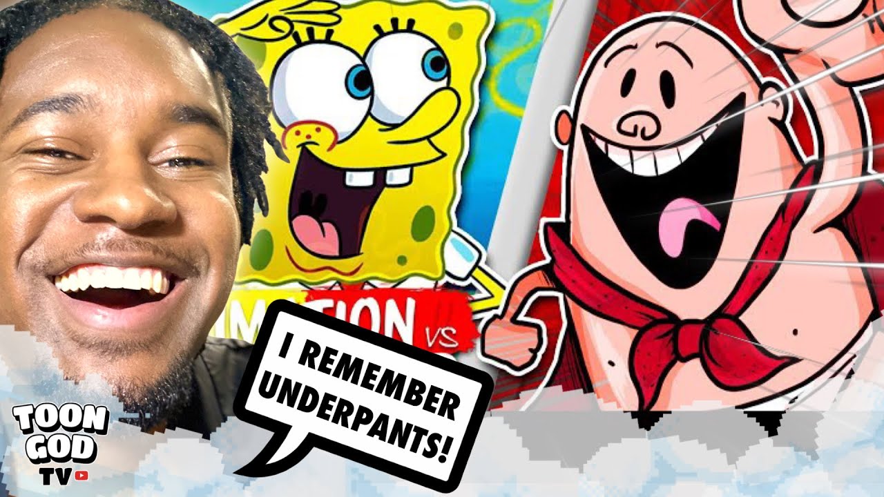 SpongeBob SquarePants vs Captain Underpants - Rap Battle (REACTION)